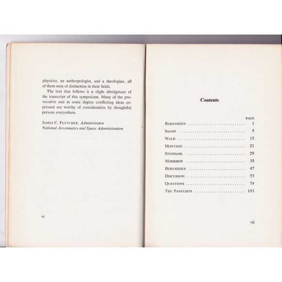 Life Beyond Earth & The Mind of Man NASA SP-328 Symposium 1973 1st Ed - Picture 4 of 8